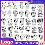925 Silver Robot Bella Heart Charm for Bracelet