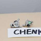 925 Silver Robot Bella Heart Charm for Bracelet