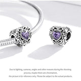 925 Silver Heart Flowers Butterfly Charms Pendant for Bracelets Women