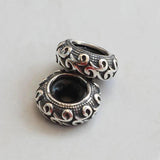 925 Silver Spacer Stopper Bead Charms for 3mm Bracelet