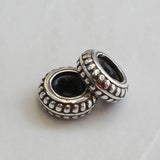 925 Silver Spacer Stopper Bead Charms for 3mm Bracelet