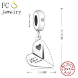 925 Silver Enamel Sea Mickey Cross Ring Coffee Cup Beads DIY Berloque