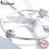 925 Silver Letter A-Z Charm For Bracelet Necklace