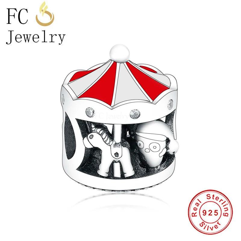 925 Silver Christmas Charm Bracelet Bead Set