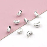925 Sterling Silver Spacer Beads Mixed Shapes 5pcs/Lot
