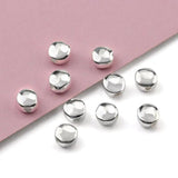 925 Sterling Silver Spacer Beads Mixed Shapes 5pcs/Lot
