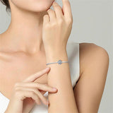 925 Silver Zircon Bead Charm for Bracelet Necklace