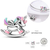 925 Silver Flag Moon Cat Star Charms for Bracelet