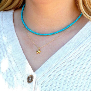 Turquoise Choker Necklace Womens Collar Necklace Neck Choker