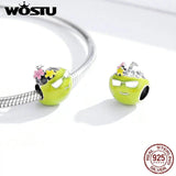 925 Silver Summer Journey Charm Pendant for Bracelets DIY Jewelry Gift