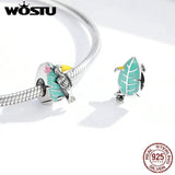 925 Silver Summer Journey Charm Pendant for Bracelets DIY Jewelry Gift