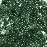 10PC Natural Emerald Green Jadeite Bead Oval DIY Bangle Charm Hand-Carved