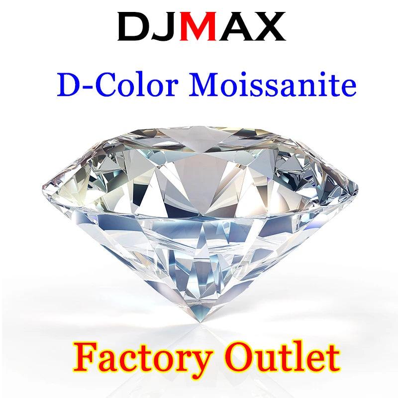 Certified D VVS1 Moissanite Loose Stone Jewelry Accessory
