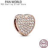925 Silver Eternal Love Shining Crown Clip for Women's Watch Bracelet