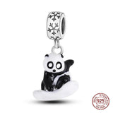 S925 Silver Animal Beaded Bracelet for 3mm DIY Christmas Jewelry