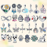 S925 Silver Animal Beaded Bracelet for 3mm DIY Christmas Jewelry