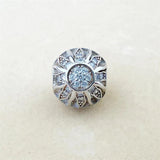 DIY Yin-Yang Sun Star Charm Beads, 925 Sterling Silver Gift