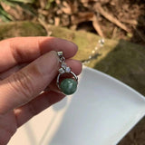 Natural Myanmar Jadeite Pendant Necklace