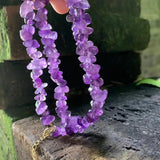 Natural Amethyst Choker Necklace for Women