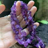 Natural Amethyst Choker Necklace for Women
