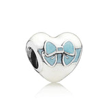 925 Sterling Silver Chinese Heart Charms for Jewelry Making