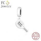 925 Silver Beach Tennis Charm for Bracelet Making