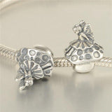 925 Sterling Silver Fairy & Mushroom Charms for Bracelets