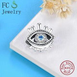 925 Silver Evil Eye Bead for Jewelry Making