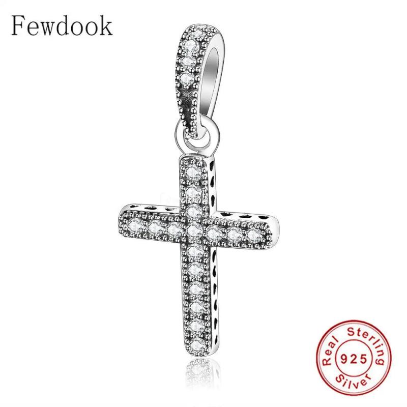 925 Silver Charm Bracelet with Mix Zircon Pendant Bead