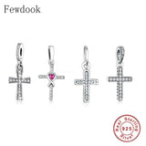 925 Silver Charm Bracelet with Mix Zircon Pendant Bead