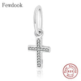 925 Silver Charm Bracelet with Mix Zircon Pendant Bead