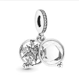 925 Silver Star Pan Bracelet for Beaded Astronaut Moon Star Beads