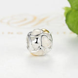 925 Sterling Silver Zircon Bead for Bracelets DIY Jewelry
