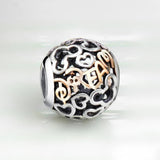 925 Sterling Silver Zircon Bead for Bracelets DIY Jewelry