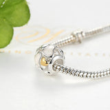 925 Sterling Silver Zircon Bead for Bracelets DIY Jewelry