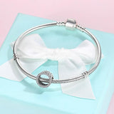 925 Sterling Silver Zircon Bead for Bracelets DIY Jewelry