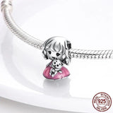 Kids Charm Bracelet DIY 925 Silver Beads