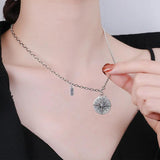 925 Silver Retro Double-sided Star Choker Necklace