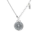 925 Silver Retro Double-sided Star Choker Necklace