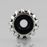 925 Silver Stripes Spacer Stopper Beads for European Bracelet