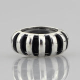 925 Silver Stripes Spacer Stopper Beads for European Bracelet