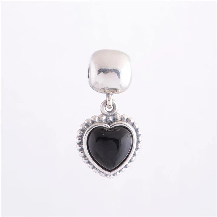 925 Silver Daisy Rose Infinity Heart Clip Charm for Bracelet