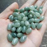 10PC Natural Jade Emerald Passepartout Beads DIY Bangle Charm Jewell