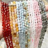 6*4mm Pink Quartz Agate Aventurine Coin Beads for Jewelry Making