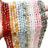 6*4mm Pink Quartz Agate Aventurine Coin Beads for Jewelry Making