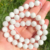 6mm 8mm10mm Moonstone Beads Round Loose Stone Beads DIY Jewelry Making 15Inch