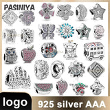 16 Heart Charms 925 Sterling Silver for Jewelry Making