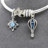 925 Silver Chinese Heart Charms for Jewelry Making