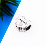 925 Silver Goddaughter Auntie Niece Charm Bracelet Bead