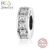 925 Silver Austrian Spacer Charm Beads for Women